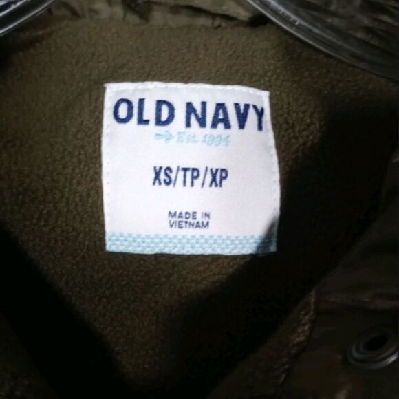 Old Navy Olive Green Puffer Vest - Picture 2 of 2